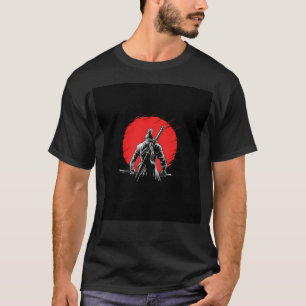 Nice Keepsake One Armed Wolf Red Sun 2 Gifts For E T-Shirt