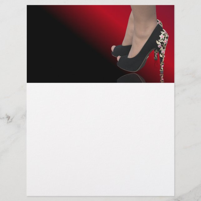 Nice lady's shoes flyer (Front)