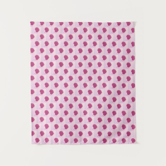 Nice little heart pattern. tapestry (Front)