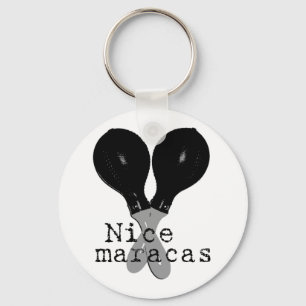 Nice Maracas Keychain