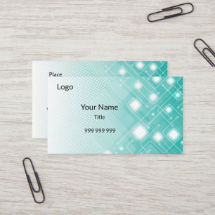 Nice modern tech business card