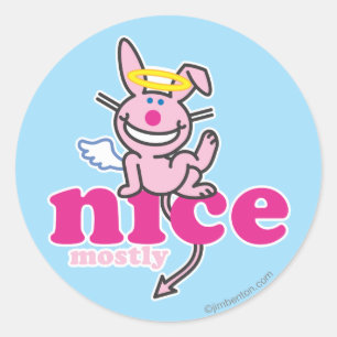 Nice Mostly Classic Round Sticker