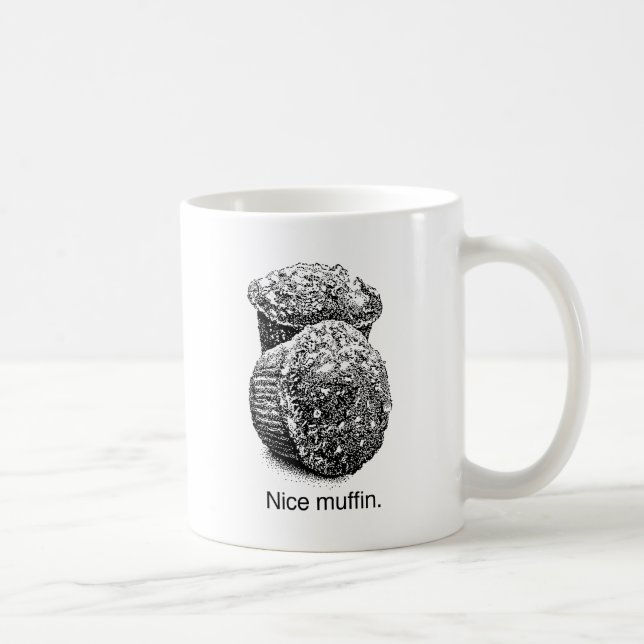 NICE MUFFIN -.png Coffee Mug (Right)