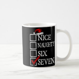Nice Naughty 67 Christmas Funny Meme Six Seven Coffee Mug