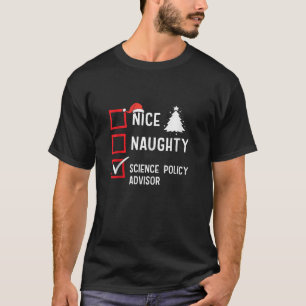Nice Naughty Christmas Science Policy Advisor Tank