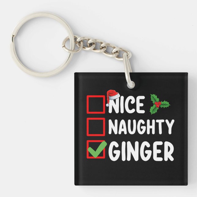 Nice Naughty Ginger Liste de Noël Vacances en fami (Devant)