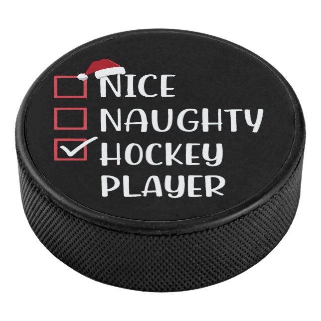 Nice Naughty Hockey Joueur de sports Père Noël (3/4/2016 12:00:00 AM)