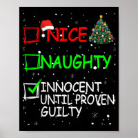 Nice Naughty Innocent Until Proven Guilty Christma