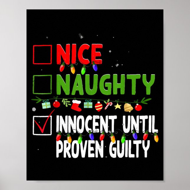 Nice Naughty Innocent Until Proven Guilty Family C Poster (Front)