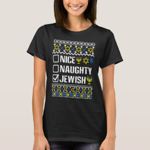 Nice Naughty Jewish Hanoukka Chanukah Juive Sweat