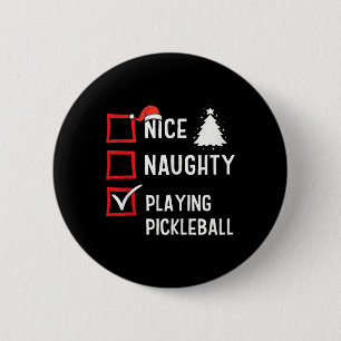 Nice Naughty List Christmas Hob1  2 Inch Round Button