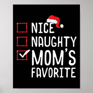 Nice Naughty Mom's Favourite Christmas List  Poster