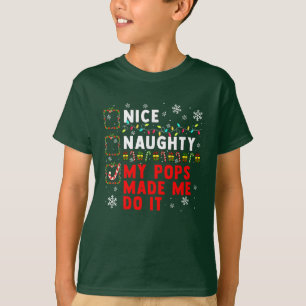 Nice Naughty Pops Do It Christmas T-Shirt