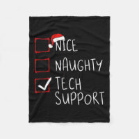 Nice Naughty Tech Support Christmas Customer Servi