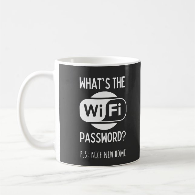 nice new home coffee mug (Left)