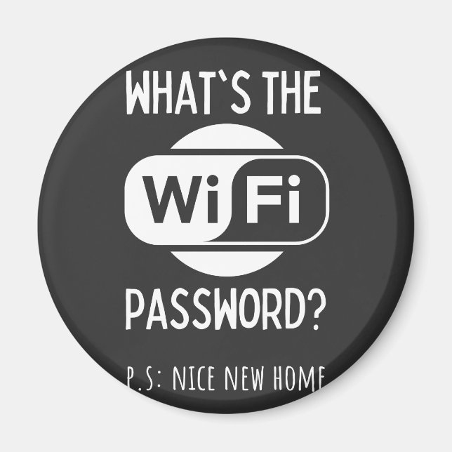 nice new home magnet (Front)