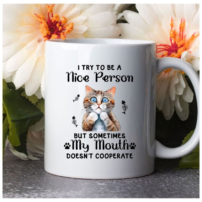 ‘Nice person’ Coffee Mug (Creator Uploaded)