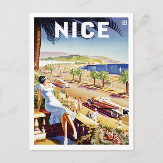Nice Poster Post Card (Front)