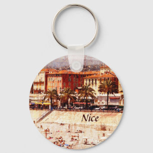Nice, Provence beach keychain