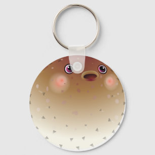 Nice puffer fish keychain