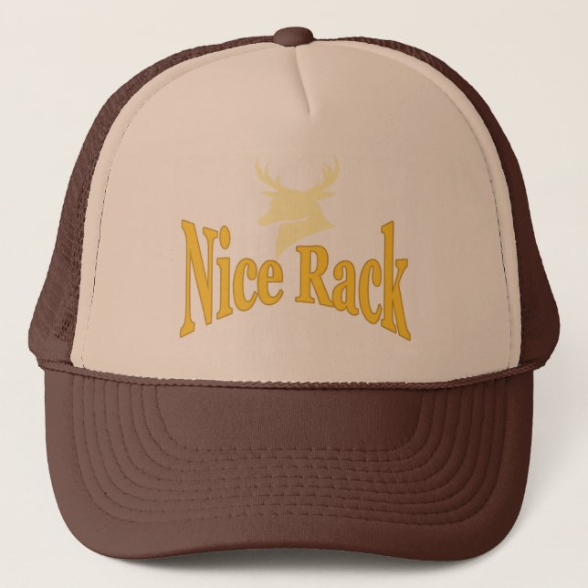 Nice Rack Deer Hunter Trucker Hat (Front)