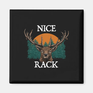 Nice Rack Deer Hunting Elk Hunter Animal Stalking  Magnet