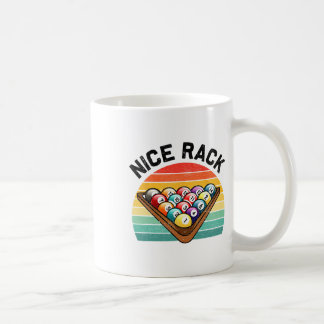 Nice Rack Funny Billiards Player Vintage Pool Bill Coffee Mug