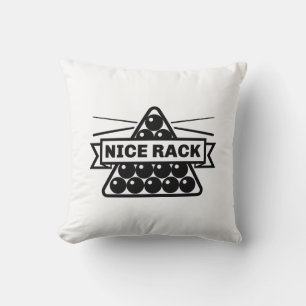 Nice Rack Throw Pillow