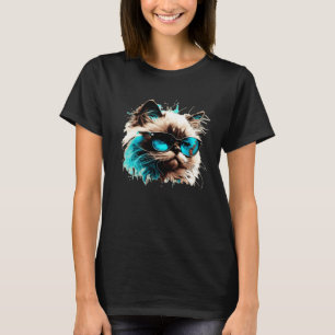 Nice Ragdoll Cat Face T-Shirt
