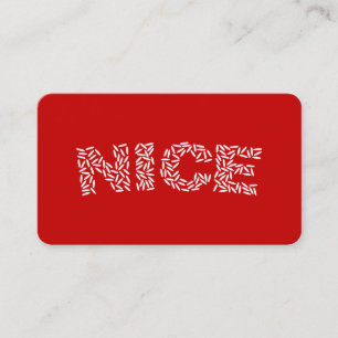 Nice Rice Business Card