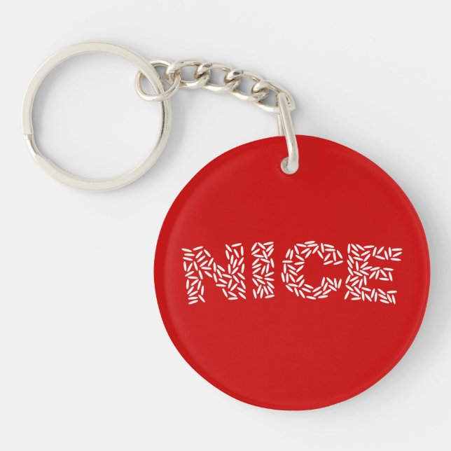 Nice Rice Keychain (Front)
