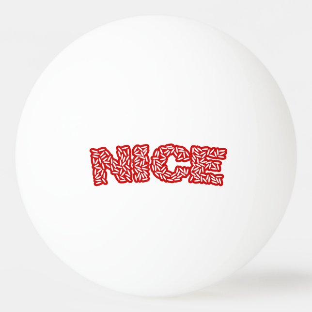 Nice Rice Ping Pong Ball (Front)