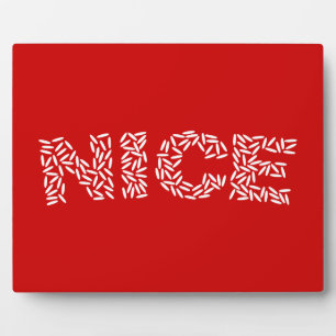 Nice Rice Plaque