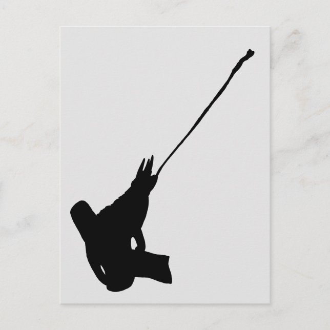 Nice shot! Jackson’s Chameleon silhouette Postcard (Front)