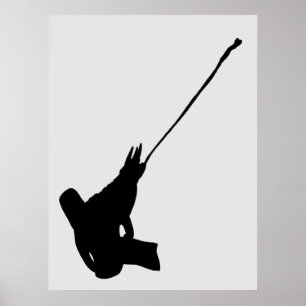 Nice shot! Jackson’s Chameleon silhouette Poster
