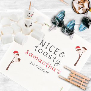 Nice S'mores Marshmallows Kids Xmas Birthday Party Napkin