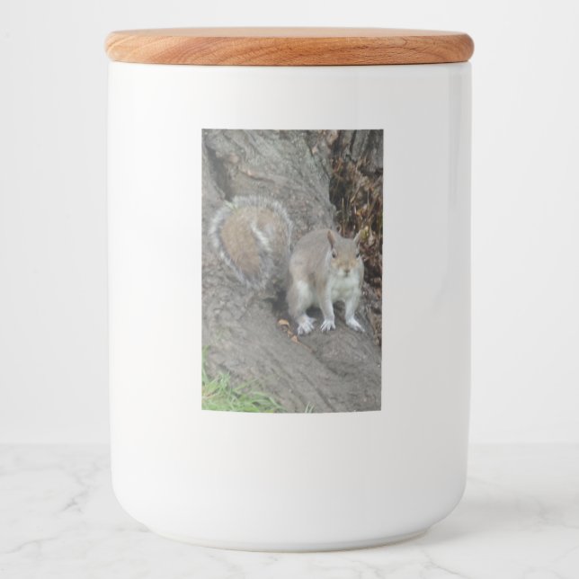 Nice Squirrel Food Container Label (Front)