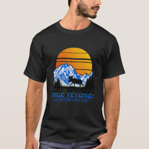 Nice Tetons Jackson Hole Wyoming Vintage Tetons Sw T-Shirt