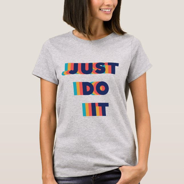 Nice Text Motivational Quotes  T-Shirt (Front)