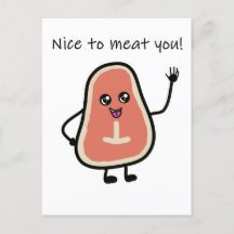 Nice to meat you postcrossing