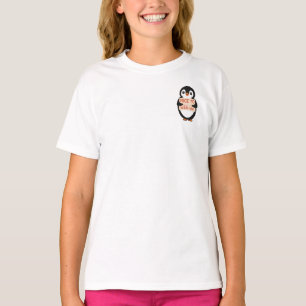 Nice to meet with me: Customizable penguin sign T-Shirt