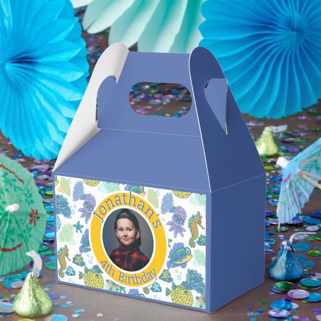 Nice to Sea You Fish Adventure Favor Box (Party)