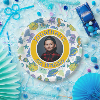 Nice to Sea You Fish Adventure Paper Plate