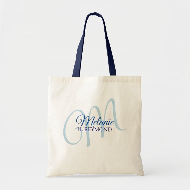 Nice Tote Bag With Her Name & Initial (Front)