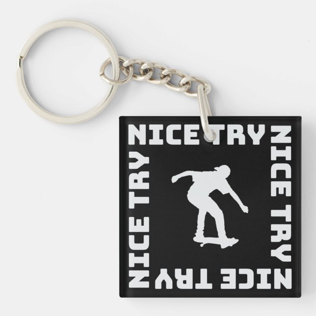 Nice try keychain (Front)