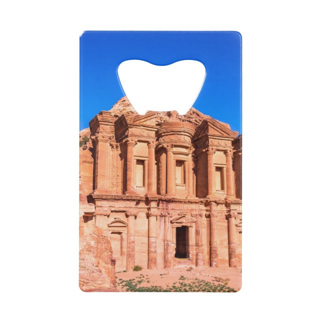 Nice view of Petra Credit Card Bottle Opener (Front)