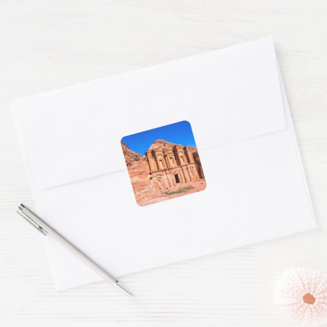 Nice view of Petra Square Sticker (Envelope)