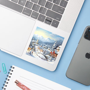 Nice village on Christmas day