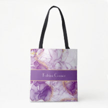 Nice Watercolor Purple Background, Golden Foils