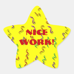 Nice Work Reward Stickers